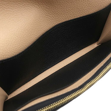 ルイヴィトン LOUIS VUITTON ポルトフォイユ エミリー M62369 ノワール モノグラムアンプラント 長財布 ゴールド金具 黒 二つ折り
