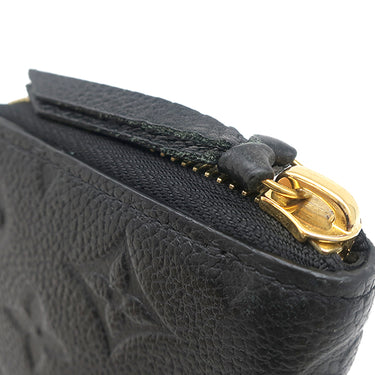 ルイヴィトン LOUIS VUITTON ポルトフォイユ クレマンス M60171 ノワール モノグラムアンプラント 長財布 ゴールド金具 黒 ラウンドファスナー