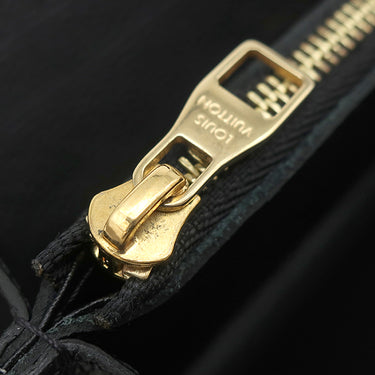 ルイヴィトン LOUIS VUITTON ポルトフォイユ クレマンス M60171 ノワール モノグラムアンプラント 長財布 ゴールド金具 黒 ラウンドファスナー