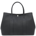 エルメス HERMES ガーデンパーティーPM ブラック ネゴンダ トートバッグ シルバー金具 黒