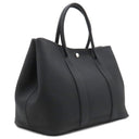 エルメス HERMES ガーデンパーティーPM ブラック ネゴンダ トートバッグ シルバー金具 黒