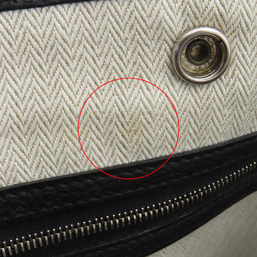 エルメス HERMES ガーデンパーティーPM ブラック ネゴンダ トートバッグ シルバー金具 黒