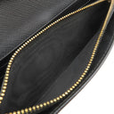 プラダ PRADA リボン フラップ ウォレット 1MH132 ブラック サフィアーノレザー 長財布 ゴールド金具 黒 SAFFIANO FIOCCO