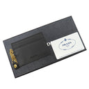 プラダ PRADA リボン フラップ ウォレット 1MH132 ブラック サフィアーノレザー 長財布 ゴールド金具 黒 SAFFIANO FIOCCO