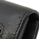 プラダ PRADA リボン フラップ ウォレット 1MH132 ブラック サフィアーノレザー 長財布 ゴールド金具 黒 SAFFIANO FIOCCO