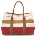 エルメス HERMES ガーデンパーティーPM マルチカラー×ゴールド ネゴンダ トワルトランザットロカバール トートバッグ シルバー金具