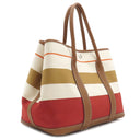 エルメス HERMES ガーデンパーティーPM マルチカラー×ゴールド ネゴンダ トワルトランザットロカバール トートバッグ シルバー金具