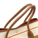 エルメス HERMES ガーデンパーティーPM マルチカラー×ゴールド ネゴンダ トワルトランザットロカバール トートバッグ シルバー金具