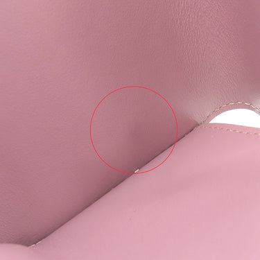 セリーヌ CELINE トリオンフ コイン入れ付き コンパクトウォレット 10I653DPV ピンク レザー 三つ折り財布 ゴールド金具