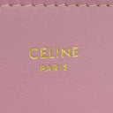 セリーヌ CELINE トリオンフ コイン入れ付き コンパクトウォレット 10I653DPV ピンク レザー 三つ折り財布 ゴールド金具