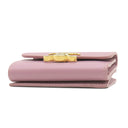 セリーヌ CELINE トリオンフ コイン入れ付き コンパクトウォレット 10I653DPV ピンク レザー 三つ折り財布 ゴールド金具