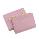 セリーヌ CELINE トリオンフ コイン入れ付き コンパクトウォレット 10I653DPV ピンク レザー 三つ折り財布 ゴールド金具