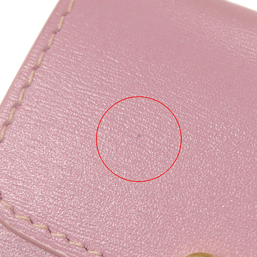 セリーヌ CELINE トリオンフ コイン入れ付き コンパクトウォレット 10I653DPV ピンク レザー 三つ折り財布 ゴールド金具