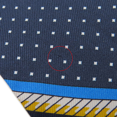 エルメス HERMES ツイリー ブルーペトロール×ゴールド シルク スカーフ 【LES VOITURES A TRANSFORMATION/折り畳み式幌の馬車】