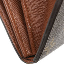 ルイヴィトン LOUIS VUITTON ポルトモネ ビエトレゾール M61730 モノグラム モノグラムキャンバス 二つ折り財布 ゴールド金具 茶