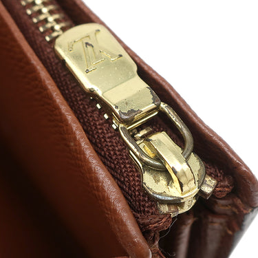 ルイヴィトン LOUIS VUITTON ポルトモネ ビエトレゾール M61730 モノグラム モノグラムキャンバス 二つ折り財布 ゴールド金具 茶