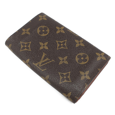 ルイヴィトン LOUIS VUITTON ポルトモネ ビエトレゾール M61730 モノグラム モノグラムキャンバス 二つ折り財布 ゴールド金具 茶