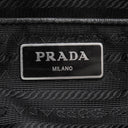 プラダ PRADA トライアングルロゴ 1BC421 ブラック ナイロン ショルダーバッグ シルバー金具 黒 三角ロゴ VELA