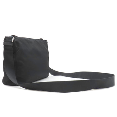 プラダ PRADA トライアングルロゴ 1BC421 ブラック ナイロン ショルダーバッグ シルバー金具 黒 三角ロゴ VELA