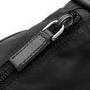 プラダ PRADA トライアングルロゴ 1BC421 ブラック ナイロン ショルダーバッグ シルバー金具 黒 三角ロゴ VELA