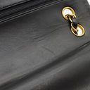 シャネル CHANEL マトラッセ 25 フラップバッグ A01112 ブラック ラムスキン ショルダーバッグ ゴールド金具 黒 ダブルフラップ ダブルチェーン