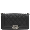 シャネル CHANEL ボーイシャネル ワイルドステッチ チェーンショルダー A67086 ブラック レザー ショルダーバッグ ヴィンテージ金具 黒