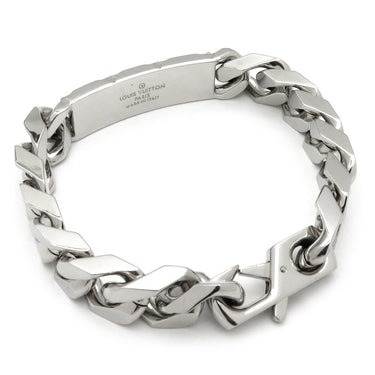 ルイヴィトン LOUIS VUITTON チェーンブレスレット モノグラム M00855 シルバー 真鍮 ブレスレット