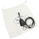 プラダ PRADA パデッド ナッパレザー バッグ 1BA384 ブラック レザー 2WAYバッグ シルバー金具 黒 ハンドバッグ ショルダー 三角ロゴプレート