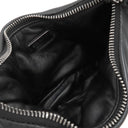 プラダ PRADA パデッド ナッパレザー バッグ 1BA384 ブラック レザー 2WAYバッグ シルバー金具 黒 ハンドバッグ ショルダー 三角ロゴプレート