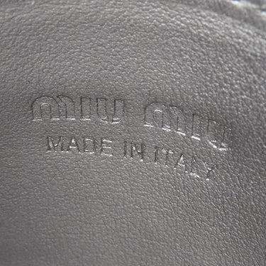 ミュウミュウ MIU MIU 型押しカードホルダー 5MC002 クロモ レザー カードケース