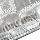 ミュウミュウ MIU MIU 型押しカードホルダー 5MC002 クロモ レザー カードケース