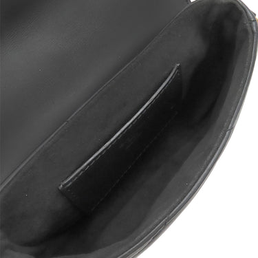 ルイヴィトン LOUIS VUITTON ニューウェーブ ミュルティ ポシェット M56461 ブラック カーフレザー ショルダーバッグ ゴールド金具 LVロゴ 黒 チェーンショルダー