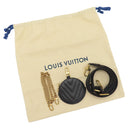 ルイヴィトン LOUIS VUITTON ニューウェーブ ミュルティ ポシェット M56461 ブラック カーフレザー ショルダーバッグ ゴールド金具 LVロゴ 黒 チェーンショルダー