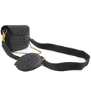 ルイヴィトン LOUIS VUITTON ニューウェーブ ミュルティ ポシェット M56461 ブラック カーフレザー ショルダーバッグ ゴールド金具 LVロゴ 黒 チェーンショルダー
