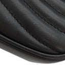 ルイヴィトン LOUIS VUITTON ニューウェーブ ミュルティ ポシェット M56461 ブラック カーフレザー ショルダーバッグ ゴールド金具 LVロゴ 黒 チェーンショルダー