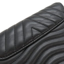 ルイヴィトン LOUIS VUITTON ニューウェーブ ミュルティ ポシェット M56461 ブラック カーフレザー ショルダーバッグ ゴールド金具 LVロゴ 黒 チェーンショルダー