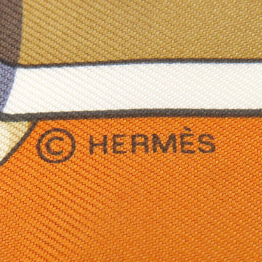 エルメス HERMES ツイリー クレーム×ルー×コライユ シルク スカーフ 【GRAND TRALALA/グラントゥラララ】