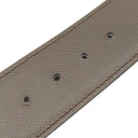 エルメス HERMES コンスタンスH ＃75 ブラック×エタン ボックスカーフ ヴォーエプソン #75 ベルト ゴールド金具 リバーシブル Hバックル 黒 グレー