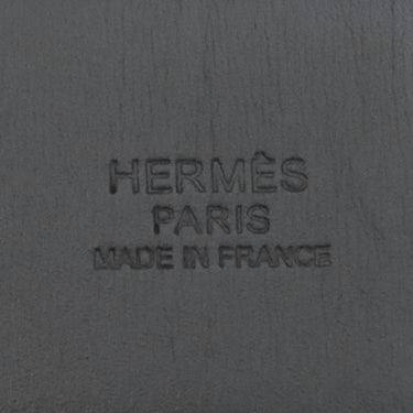 エルメス HERMES コンスタンスH ＃75 ブラック×エタン ボックスカーフ ヴォーエプソン #75 ベルト ゴールド金具 リバーシブル Hバックル 黒 グレー