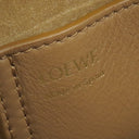 ロエベ LOEWE ペブル バケットバッグ ミニ AANBBBMX01 オーク スムースカーフ 2WAYバッグ ゴールド金具 茶 ハンドバッグ ショルダーバッグ