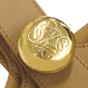 ロエベ LOEWE ペブル バケットバッグ ミニ AANBBBMX01 オーク スムースカーフ 2WAYバッグ ゴールド金具 茶 ハンドバッグ ショルダーバッグ