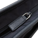 プラダ PRADA 三角ロゴ ネイビー ナイロン ショルダーバッグ シルバー金具 紺 テスートナイロン
