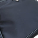 プラダ PRADA 三角ロゴ ネイビー ナイロン ショルダーバッグ シルバー金具 紺 テスートナイロン