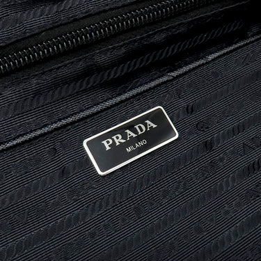 プラダ PRADA VELA 2way トートバッグ 1BG387 ブラック ナイロン 2WAYバッグ シルバー金具 黒 ショルダー