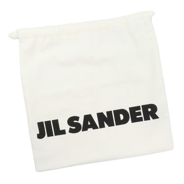 ジルサンダー Jil Sander ダンプリング ドローストリング ブラック レザー ショルダーバッグ Dumplin 黒 巾着