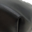 ジルサンダー Jil Sander ダンプリング ドローストリング ブラック レザー ショルダーバッグ Dumplin 黒 巾着