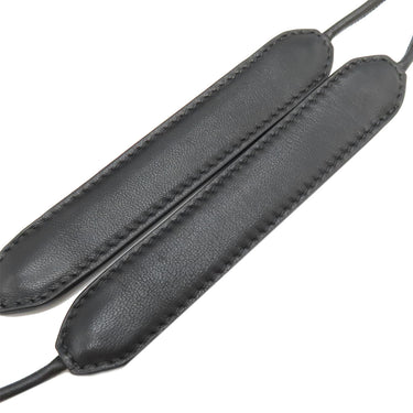 ジルサンダー Jil Sander ダンプリング ドローストリング ブラック レザー ショルダーバッグ Dumplin 黒 巾着