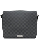 ルイヴィトン LOUIS VUITTON ディストリクト MM N40350 ダミエグラフィット ダミエグラフィットキャンバス ショルダーバッグ シルバー金具 黒 グレー