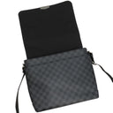 ルイヴィトン LOUIS VUITTON ディストリクト MM N40350 ダミエグラフィット ダミエグラフィットキャンバス ショルダーバッグ シルバー金具 黒 グレー