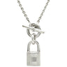 エルメス HERMES アミュレット ケリー カデナ シルバー シルバー925 ネックレス 鍵モチーフ AG925 SV925